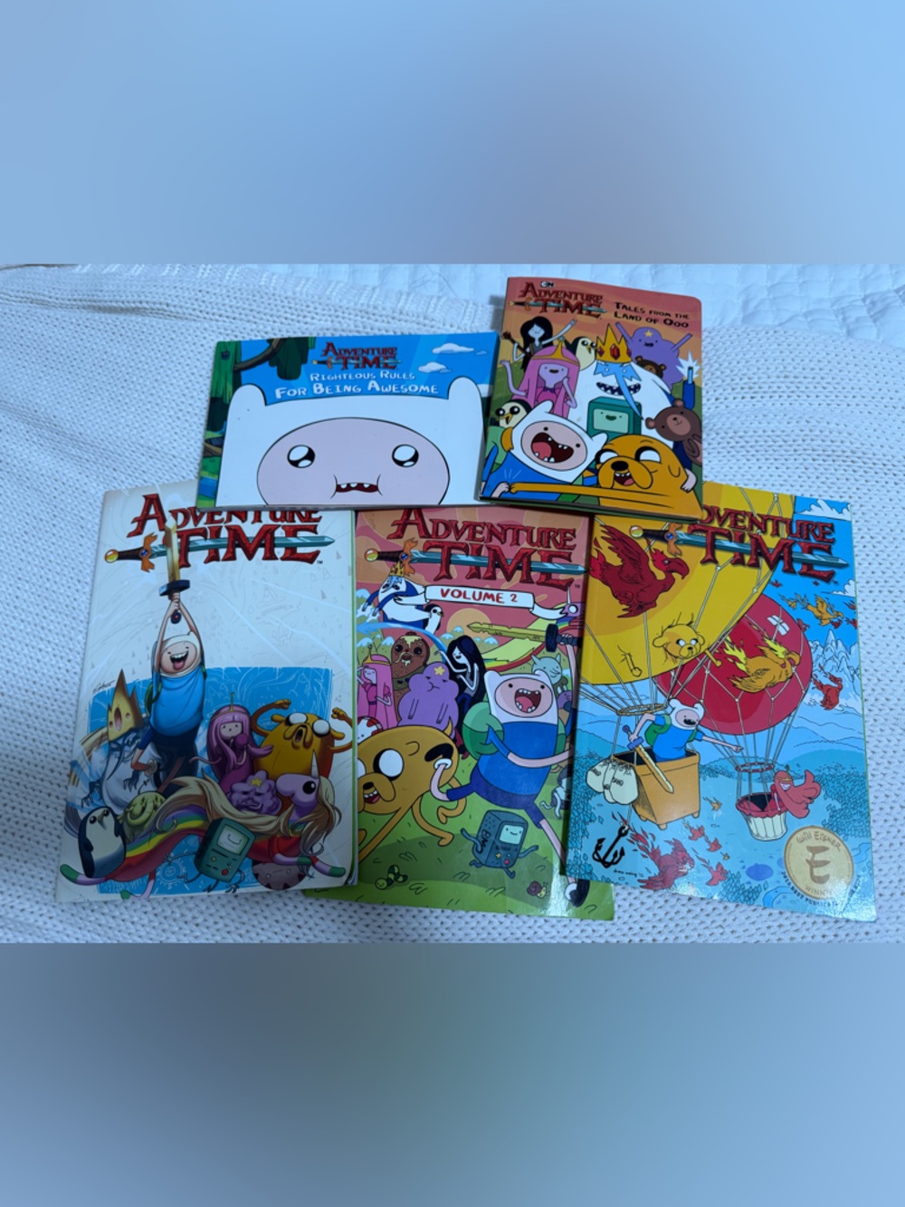 Adventure Time Colorful Cartoon Book Set -  Collectors Items